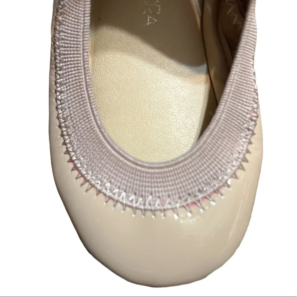Yosi Samra Tan Patent Flats